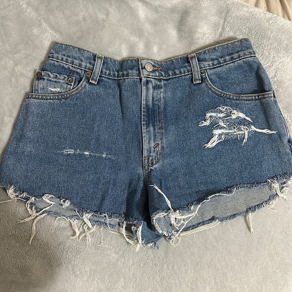 Levi denim shorts